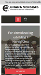 Mobile Screenshot of ghanavenskab.dk